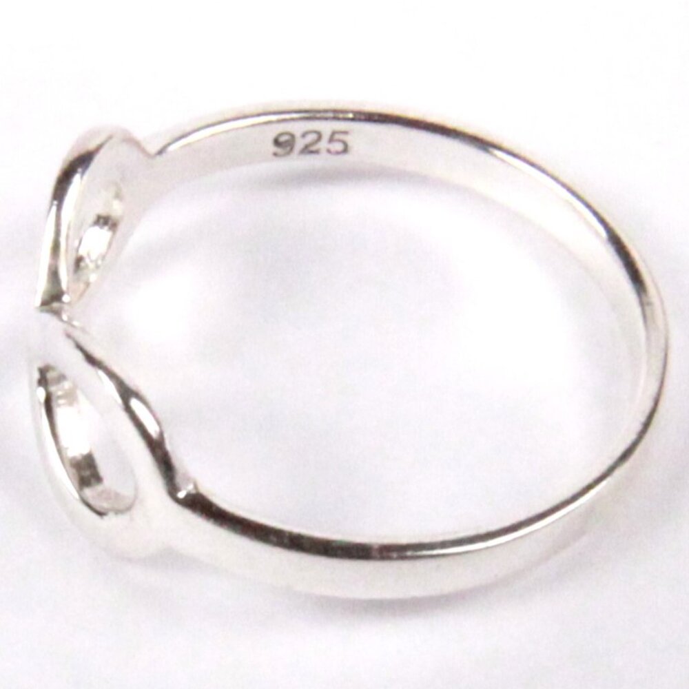 .925 Sterling Silver Infinity Ring - image 5
